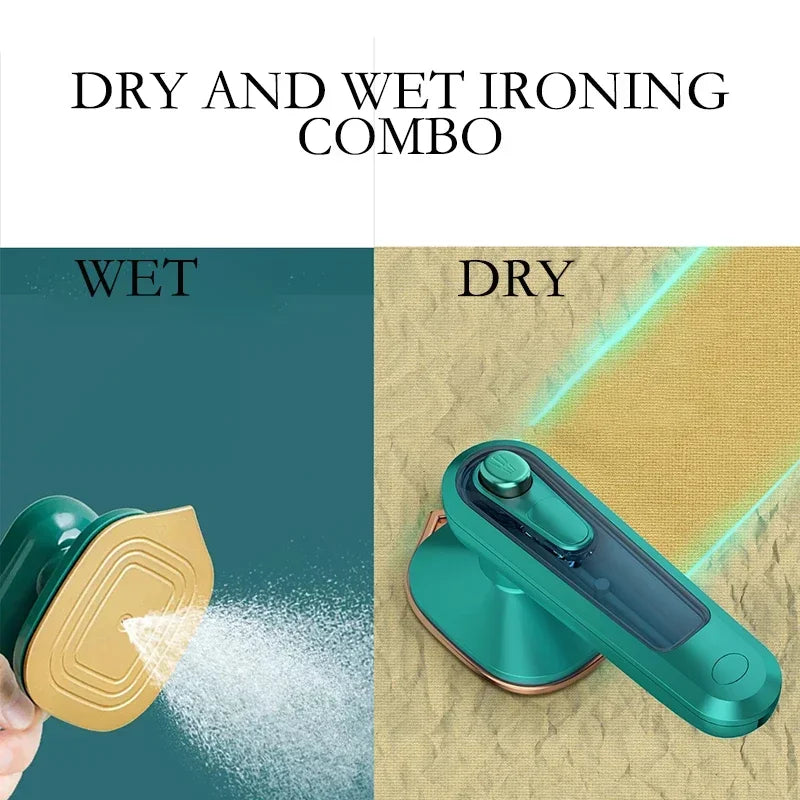 Portable Handheld Steam Iron - Mini Travel Garment Steamer