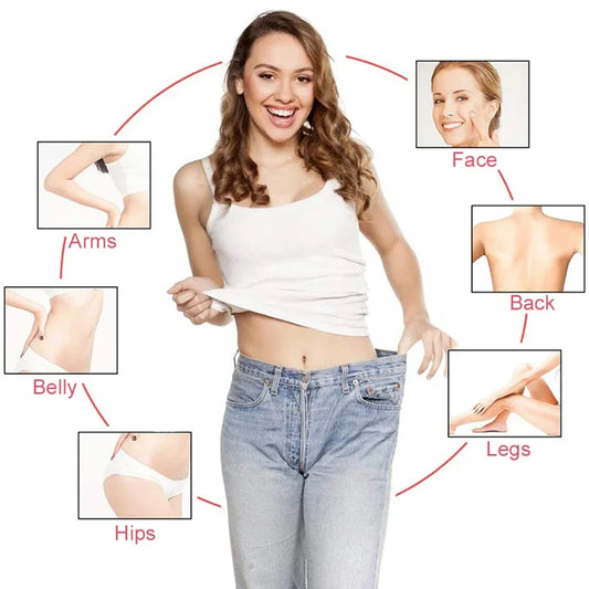 3 IN 1 Ultrasonic Cavitation EMS Body Slimming Massager Fat Burner