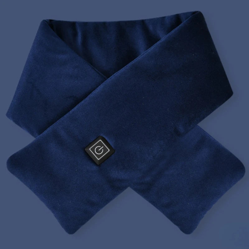 USB Heated Scarf - Portable Electric Neck Warmer for Winter Cold Weather