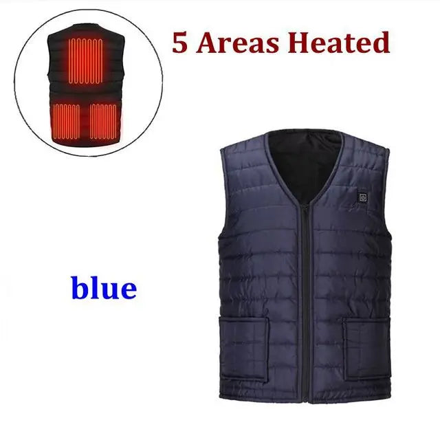 Heated Vest 9-Zone Smart Heating - Men & Women Winter Thermal Jacket
