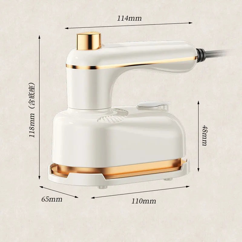 Mini Garment Steamer - Portable Travel Clothes Steamer for Wrinkle Removal