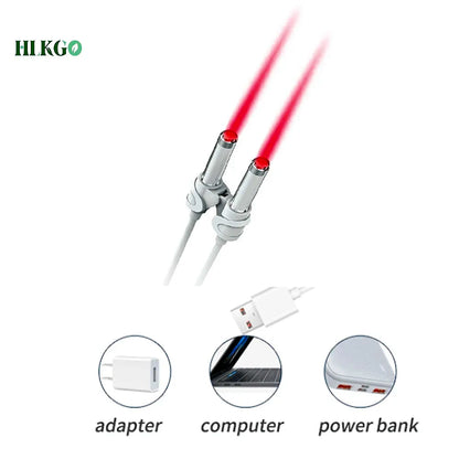 Red Light Therapy Nose Clip - Rhinitis Treatment Device for Home Use
