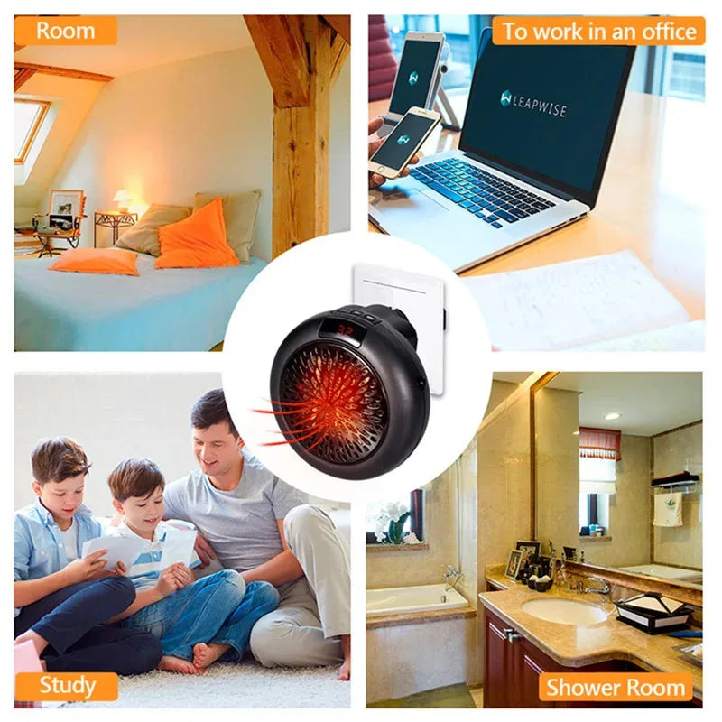 900W Mini Plug-in Electric Space Room Heater