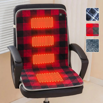 5V USB Foldable Heating Cushion - Portable Seat Warmer for Winter