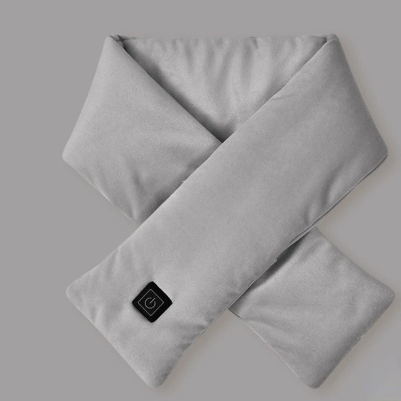 USB Heated Scarf - Portable Electric Neck Warmer for Winter Cold Weather