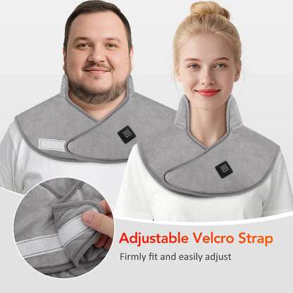 Electric Heating Shoulder Neck Pad - Therapeutic Heat for Pain Relief & Muscle Tension