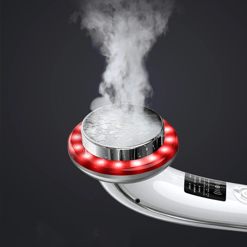 6-in-1 EMS Ultrasound Cavitation Body Massager - Galvanic Slimming & Fat Reduction Device