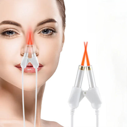Red Light Therapy Nose Clip - Rhinitis Treatment Device for Home Use