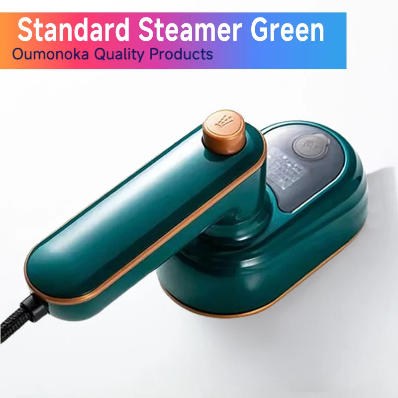 2-in-1 Handheld Steam Iron - Portable Garment Steamer for Travel & Home