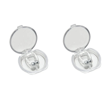 Anti Snore Stop Snoring Nose Clip Silicone Magnetic Sleep Tray Sleeping Aid Apnea Guard Night Device with Case Snoring Solution