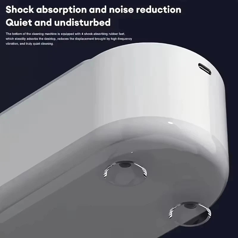 Eyeglass cleaning machine ultrahigh frequency full-automatic household cleaning jewelry mouthpiece small portable contact lens c