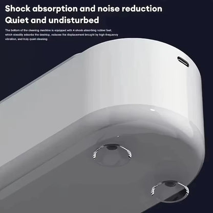 Eyeglass cleaning machine ultrahigh frequency full-automatic household cleaning jewelry mouthpiece small portable contact lens c