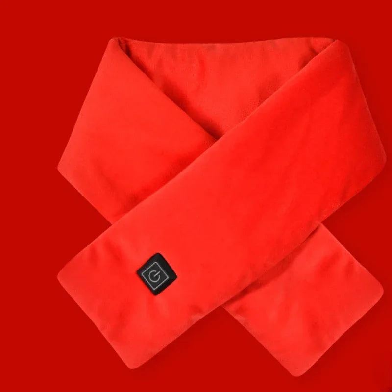 USB Heated Scarf - Portable Electric Neck Warmer for Winter Cold Weather