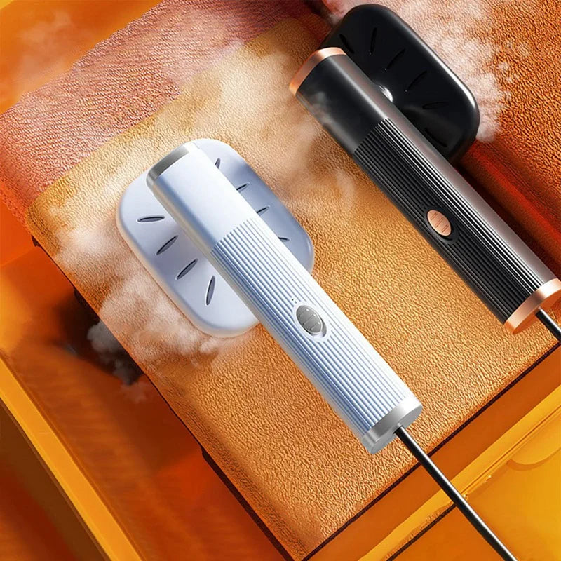 Portable Travel Steamer for Clothes - Mini Handheld Steam Iron with 180° Rotation