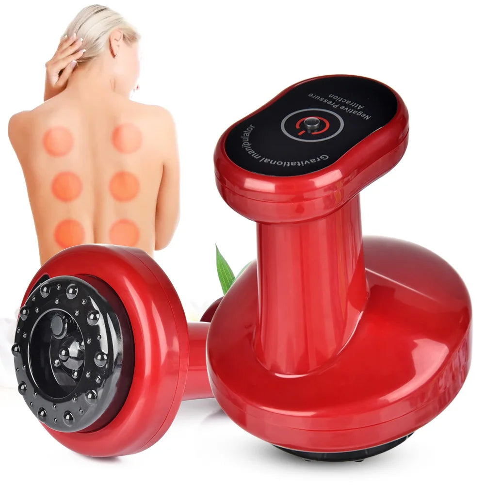 Electric Cupping Massage Guasha Scraping EMS Body Massager