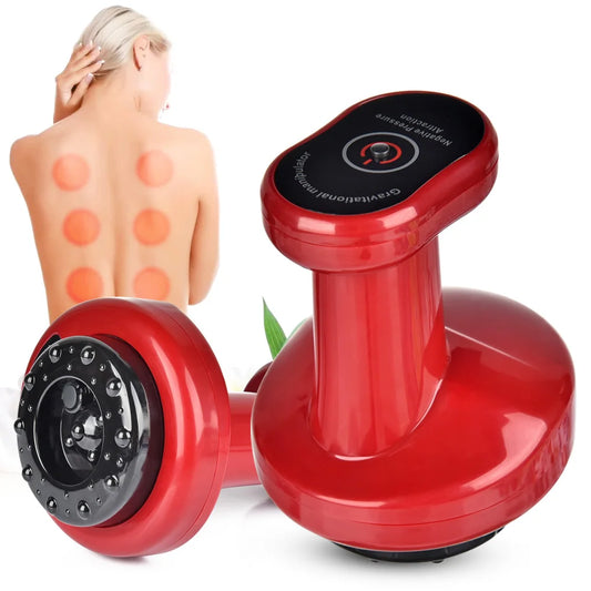 Electric Cupping Massage Guasha Scraping EMS Body Massager