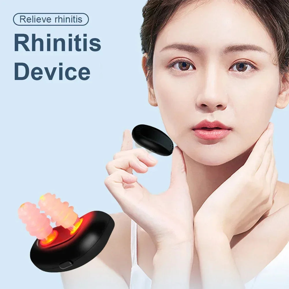 Portable Infrared Rhinitis Relief Device - Low Frequency Pulse Nose Therapy Machine