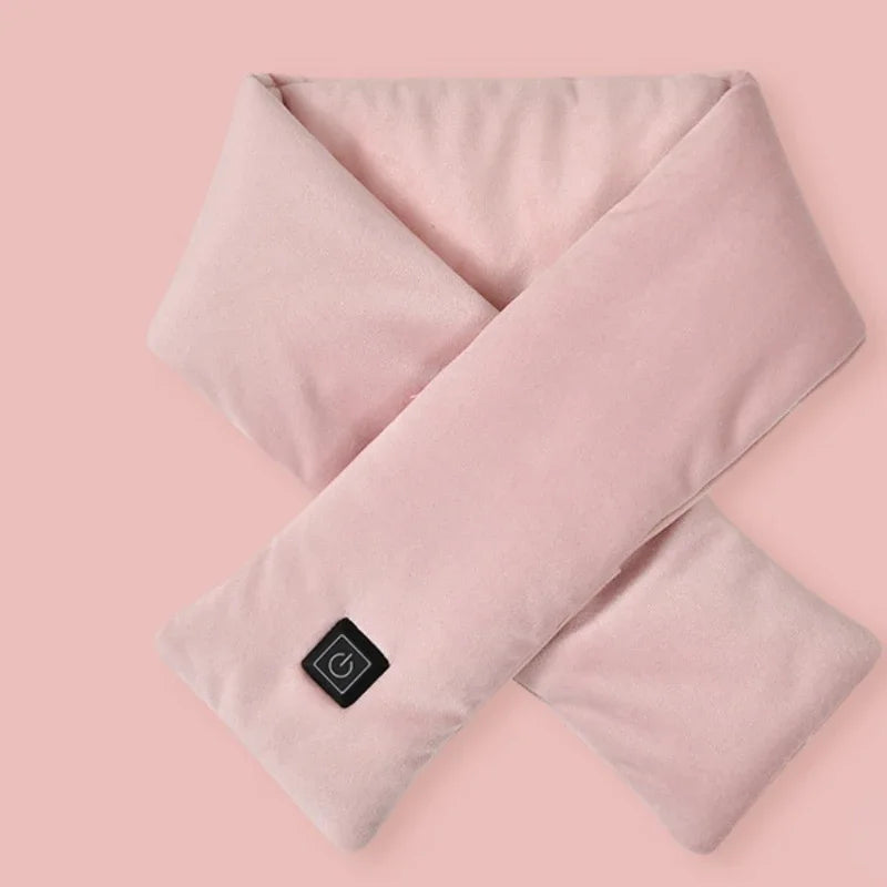 USB Heated Scarf - Portable Electric Neck Warmer for Winter Cold Weather