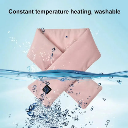 USB Heated Scarf - Portable Electric Neck Warmer for Winter Cold Weather