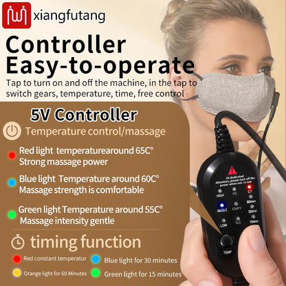 Red Light Therapy Nasal Warmer - Hot Compress Anti-Snoring Mask