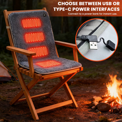 5V USB Foldable Heating Cushion - Portable Seat Warmer for Winter
