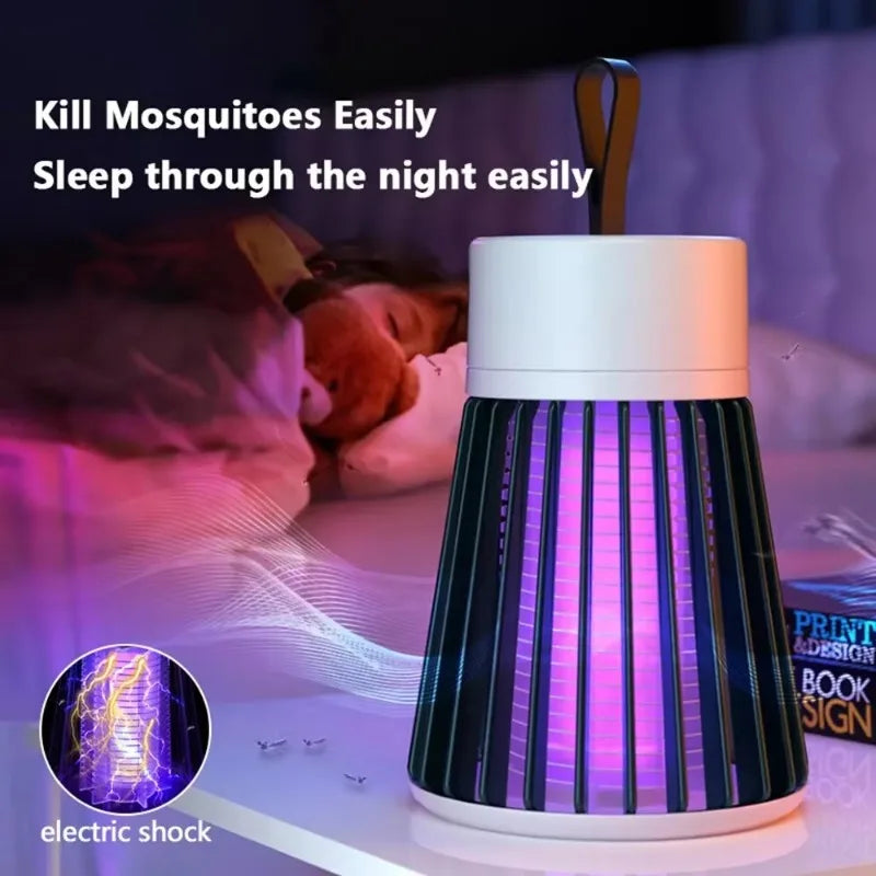 UV Mosquito Lamp Electric Shock Mosquito Killer Lamp USB Charge Anti Mosquito Lamp Pest Control Lamp Fly Trap Insect Killer