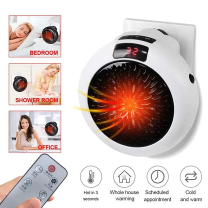 900W Mini Plug-in Electric Space Room Heater
