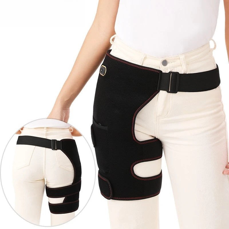 Heated Hip Wrap with Massage - Pain Relief & Recovery
