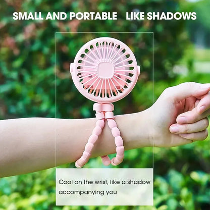 Portable Outdoor Fan USB Rechargeable Clip-on Baby Fan 3 Speeds 600mAh Mini Home Stroller Fans Cooling Appliances Household