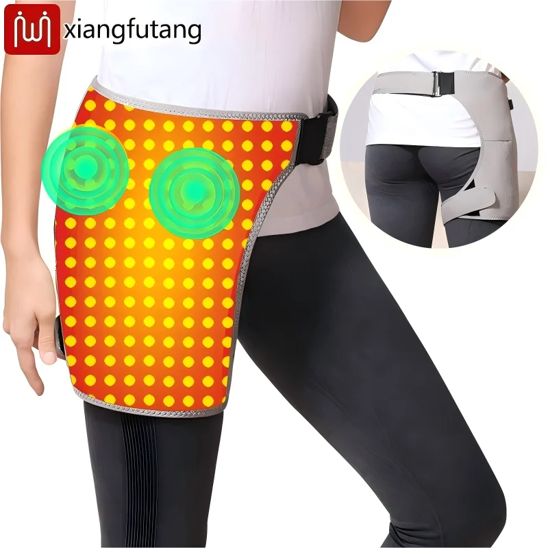 Red Light Heating Hip Support - Vibration Massager for Joint Pain Relief