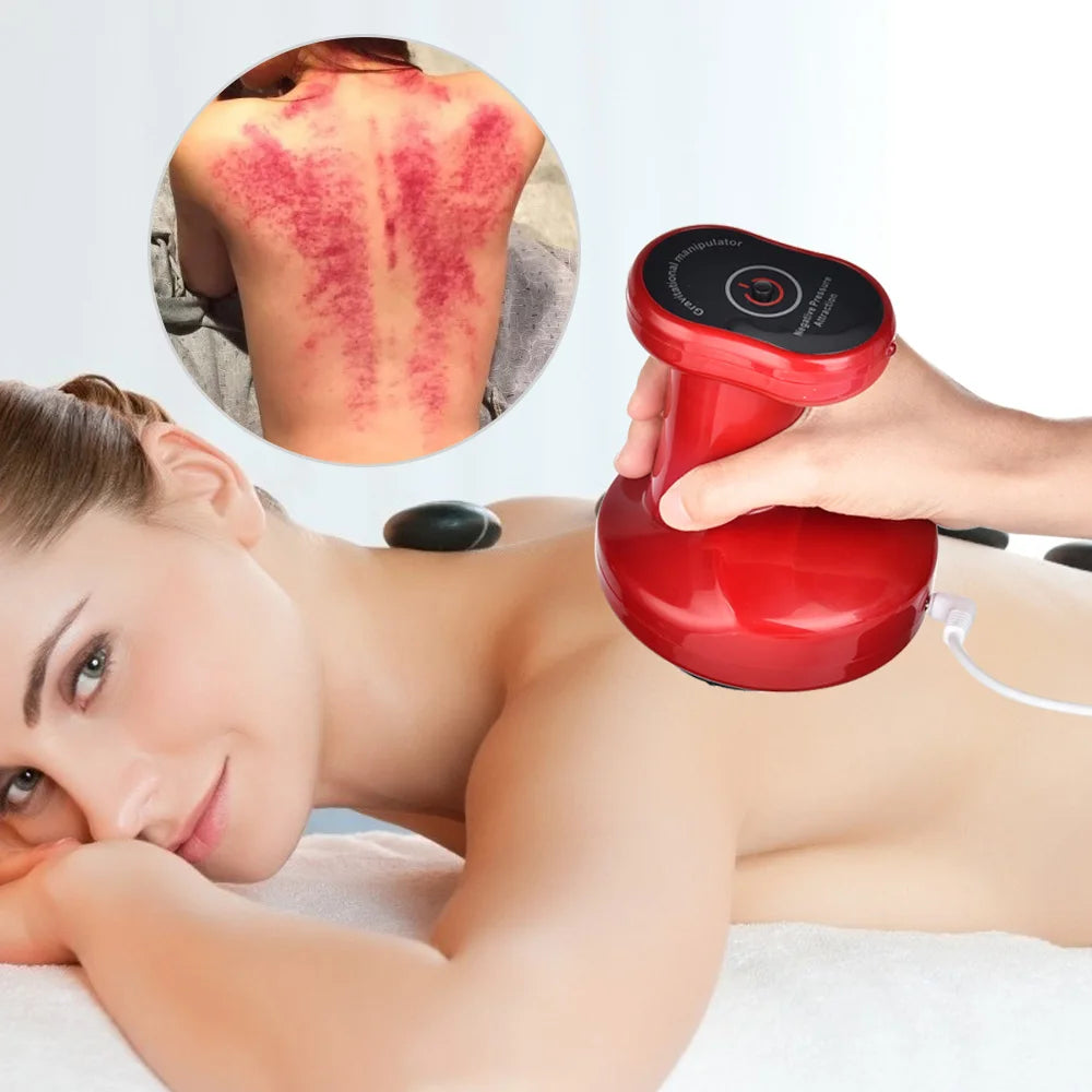 Electric Cupping Massage Guasha Scraping EMS Body Massager