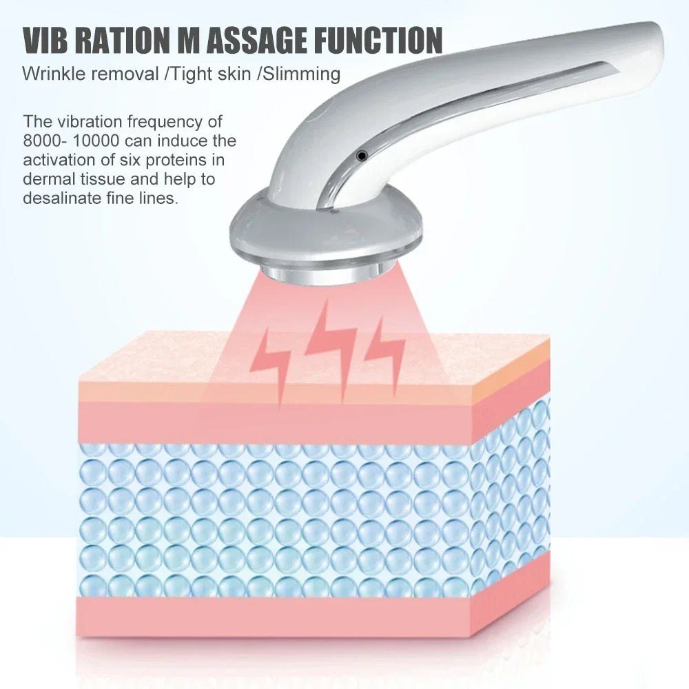 6 in1 EMS Ultrasound Cavitation Galvanic Ultrasound Body Massager