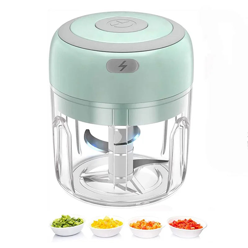 Grinder Household Rechargeable Multifunction Meat Vegetable Garlic And Ginger Crusher Mini Cordless Food Electric Grinder
