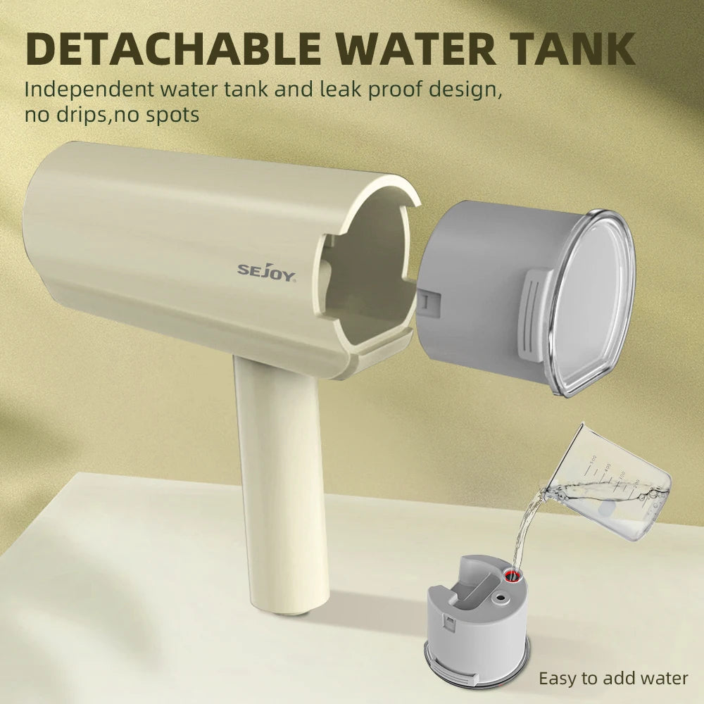 Sejoy Garment Steamers Portable 150ml Handheld Fabric Steamer Fast-Heat 1000W Steam Iron Cleaner for Home Travelling 220v/110v