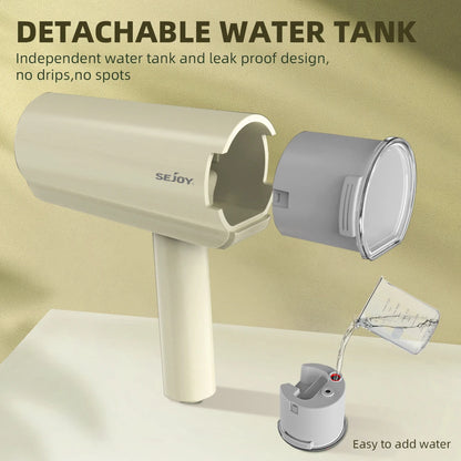 Sejoy Garment Steamers Portable 150ml Handheld Fabric Steamer Fast-Heat 1000W Steam Iron Cleaner for Home Travelling 220v/110v