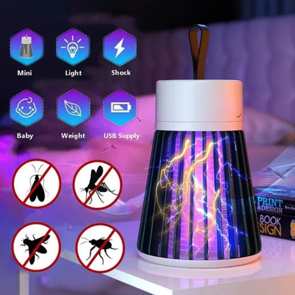 UV Mosquito Lamp Electric Shock Mosquito Killer Lamp USB Charge Anti Mosquito Lamp Pest Control Lamp Fly Trap Insect Killer