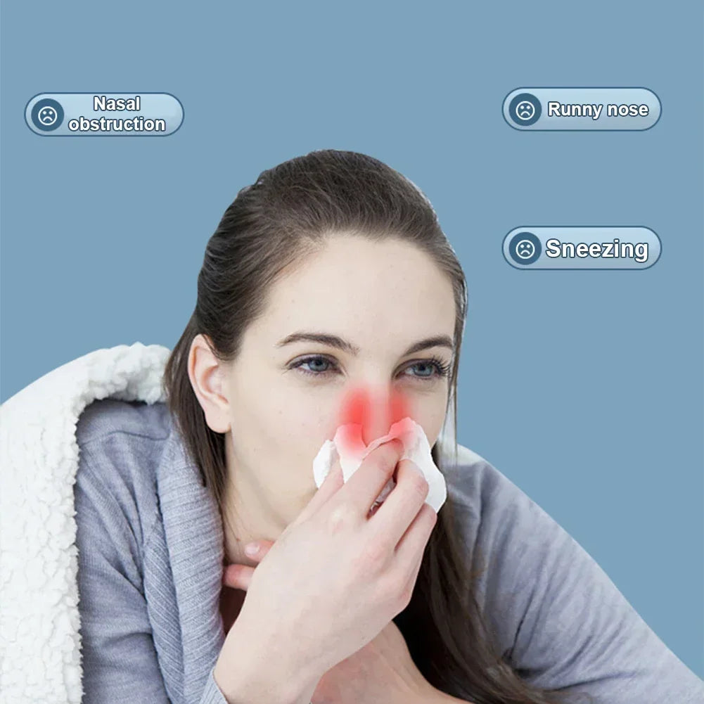 Portable Infrared Rhinitis Relief Device - Low Frequency Pulse Nose Therapy Machine