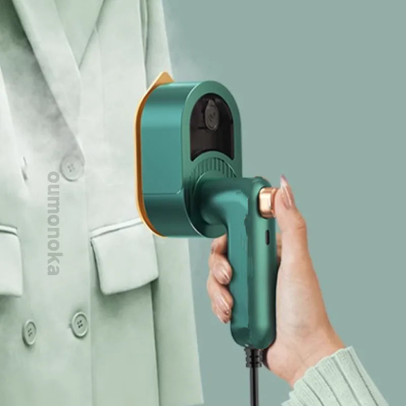 2-in-1 Handheld Steam Iron - Portable Garment Steamer for Travel & Home